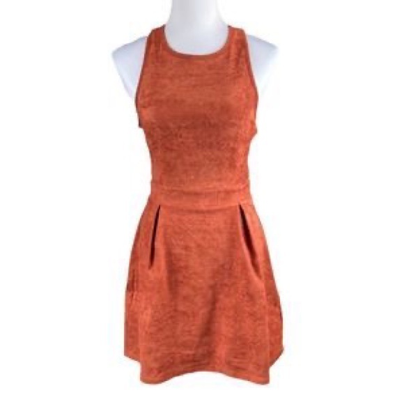 ALTAR’D STATE amazing suede fall skater dress with back cutouts - Picture 1 of 4